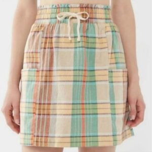 Urban Outfitters Plaid A-Line Mini Skirt with Pockets!